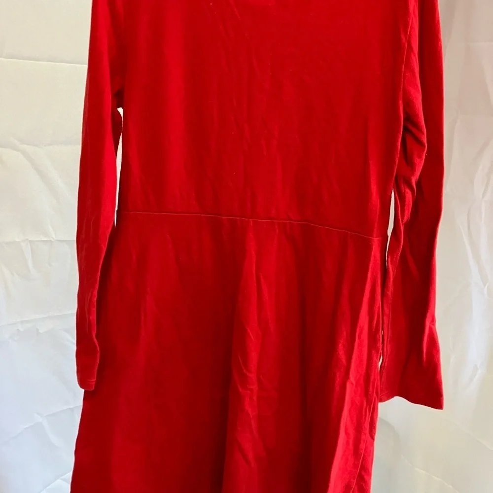 Denim and Red Kids Dress Set